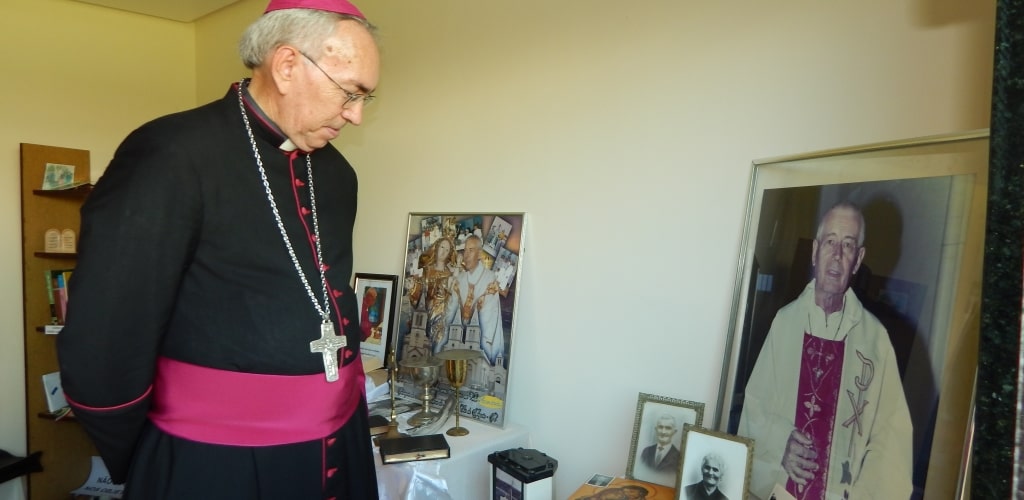 Il nuovo vescovo al museo dedicato a Padre Luigi